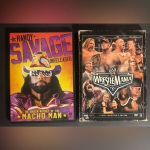 WWF Wrestlemania 22 -3 Disc Set  & Randy Macho Man Savage unreleased 3 Disc Set